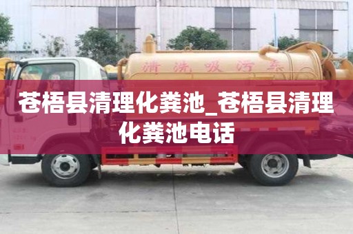 蒼梧縣清理化糞池_蒼梧縣清理化糞池電話