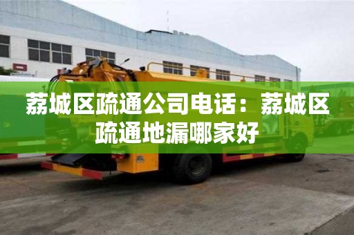 荔城區疏通公司電話：荔城區疏通地漏哪家好