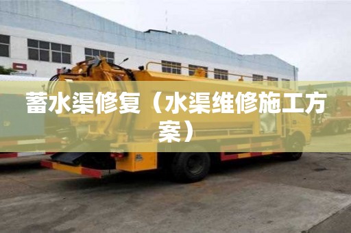 蓄水渠修復（水渠維修施工方案）
