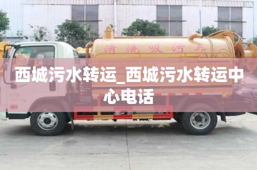 西城污水轉(zhuǎn)運_西城污水轉(zhuǎn)運中心電話