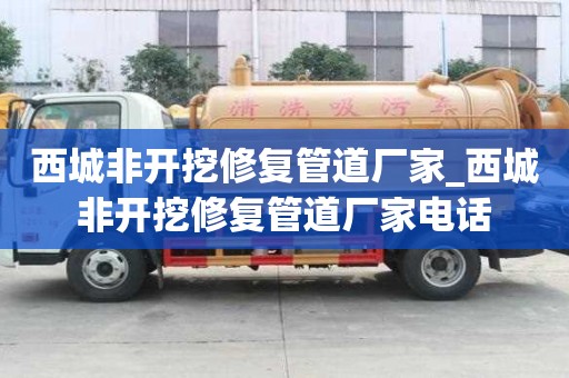 西城非開挖修復管道廠家_西城非開挖修復管道廠家電話