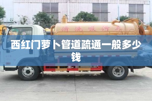 西紅門(mén)蘿卜管道疏通一般多少錢(qián) 西紅門(mén)蘿卜管道疏通一般多少錢(qián)