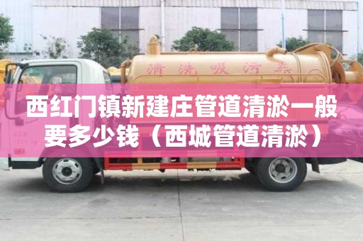 西紅門鎮新建莊管道清淤一般要多少錢（西城管道清淤）