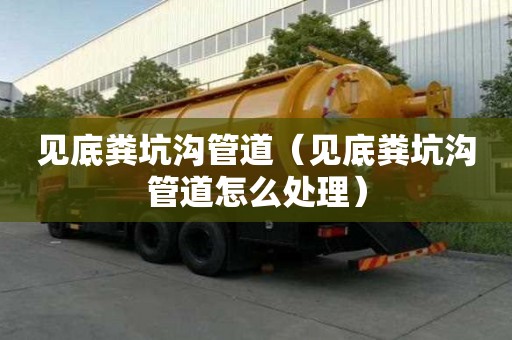 見底糞坑溝管道（見底糞坑溝管道怎么處理）
