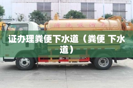 證辦理糞便下水道（糞便 下水道）