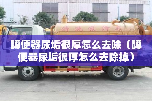 蹲便器尿垢很厚怎么去除（蹲便器尿垢很厚怎么去除掉）