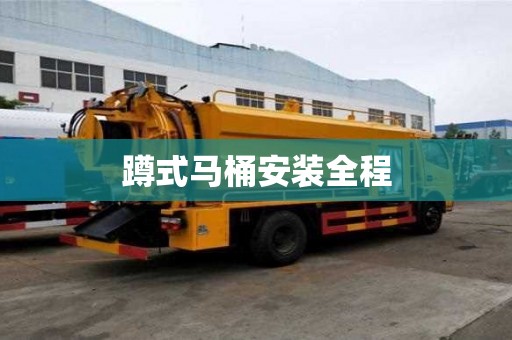 蹲式馬桶安裝全程