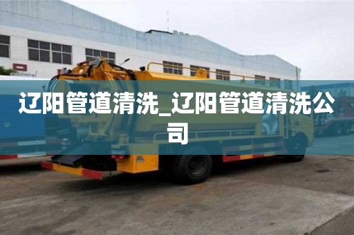 遼陽管道清洗_遼陽管道清洗公司