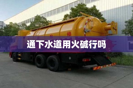 通下水道用火堿行嗎
