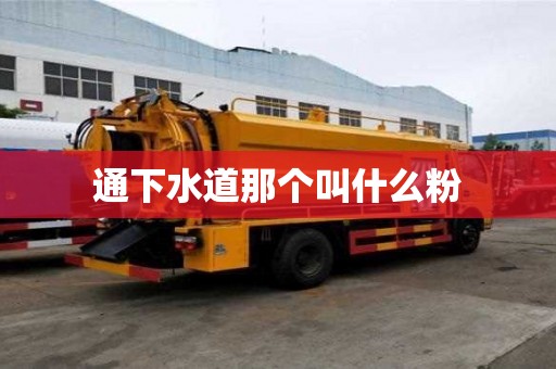 通下水道那個叫什么粉