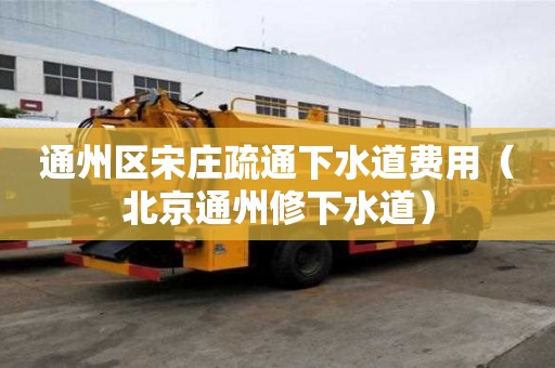 通州區宋莊疏通下水道費用（北京通州修下水道）