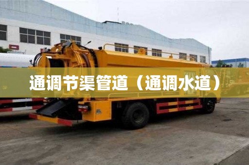 通調(diào)節(jié)渠管道(通調(diào)水道) 通調(diào)節(jié)渠管道(通調(diào)水道)