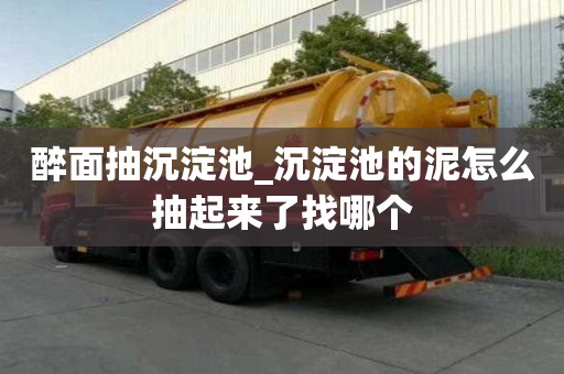醉面抽沉淀池_沉淀池的泥怎么抽起來了找哪個