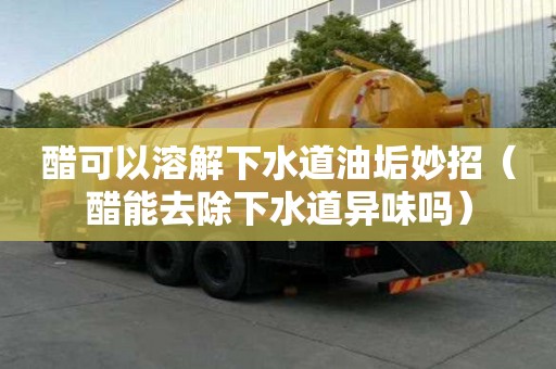 醋可以溶解下水道油垢妙招（醋能去除下水道異味嗎）