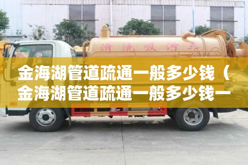 金海湖管道疏通一般多少錢(金海湖管道疏通一般多少錢一次) 金海湖管道疏通一般多少錢(金海湖管道疏通一般多少錢一次)