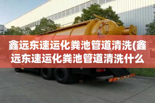 鑫遠(yuǎn)東速運化糞池管道清洗(鑫遠(yuǎn)東速運化糞池管道清洗什么公司好)