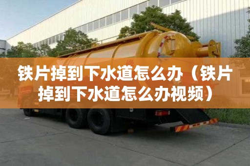 鐵片掉到下水道怎么辦（鐵片掉到下水道怎么辦視頻）