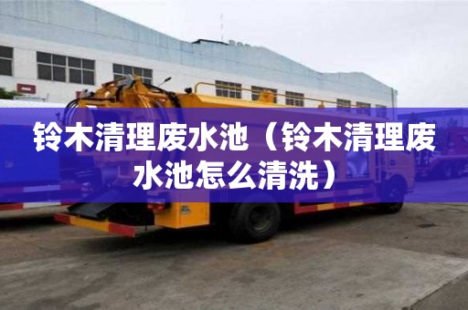 鈴木清理廢水池（鈴木清理廢水池怎么清洗）