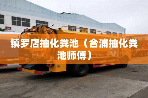 鎮(zhèn)羅店抽化糞池（合浦抽化糞池師傅）