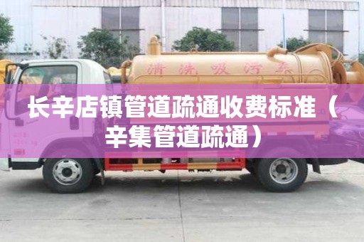 長(zhǎng)辛店鎮(zhèn)管道疏通收費(fèi)標(biāo)準(zhǔn)（辛集管道疏通）