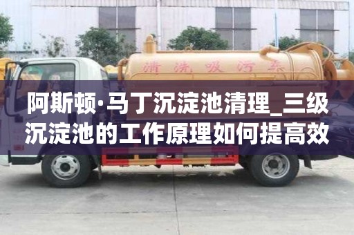 阿斯頓·馬丁沉淀池清理_三級沉淀池的工作原理如何提高效率