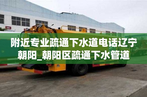 附近專業疏通下水道電話遼寧朝陽_朝陽區疏通下水管道