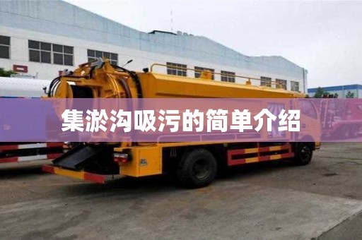 集淤溝吸污的簡單介紹