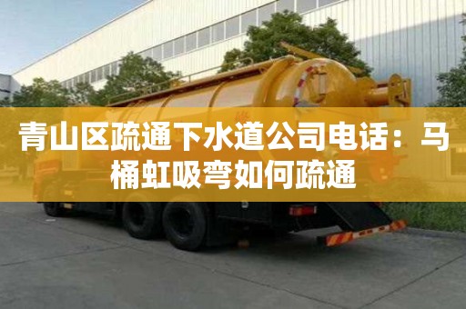 青山區疏通下水道公司電話：馬桶虹吸彎如何疏通