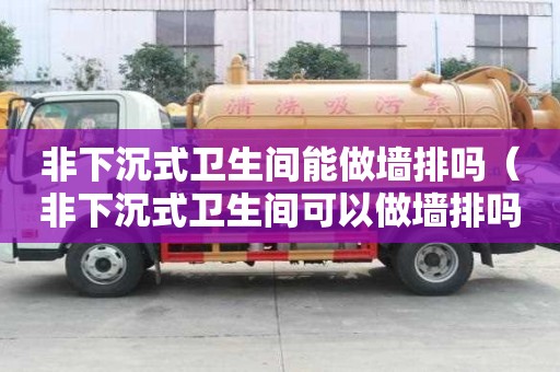 非下沉式衛生間能做墻排嗎（非下沉式衛生間可以做墻排嗎）