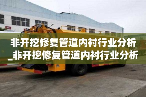 非開挖修復(fù)管道內(nèi)襯行業(yè)分析_非開挖修復(fù)管道內(nèi)襯行業(yè)分析報(bào)告