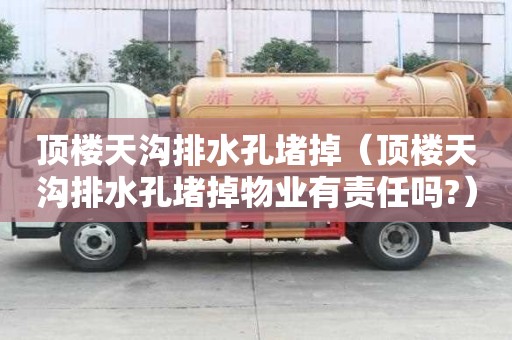 頂樓天溝排水孔堵掉（頂樓天溝排水孔堵掉物業(yè)有責(zé)任嗎?）