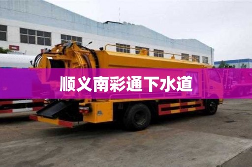 順義南彩通下水道