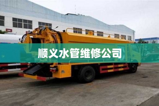 順義水管維修公司
