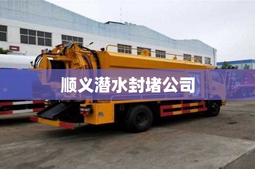 順義潛水封堵公司