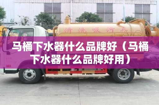 馬桶下水器什么品牌好（馬桶下水器什么品牌好用）