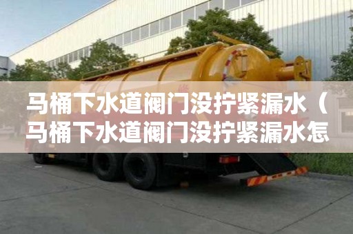 馬桶下水道閥門沒擰緊漏水（馬桶下水道閥門沒擰緊漏水怎么辦）