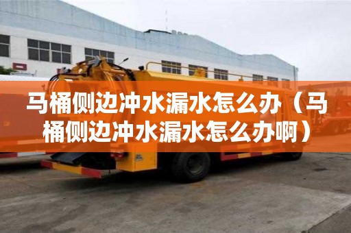 馬桶側邊沖水漏水怎么辦（馬桶側邊沖水漏水怎么辦啊）