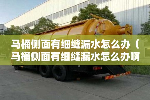 馬桶側(cè)面有細(xì)縫漏水怎么辦（馬桶側(cè)面有細(xì)縫漏水怎么辦啊）