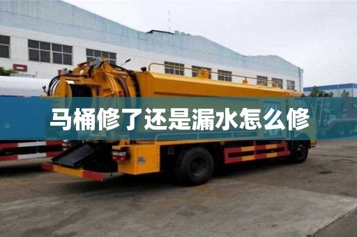 馬桶修了還是漏水怎么修