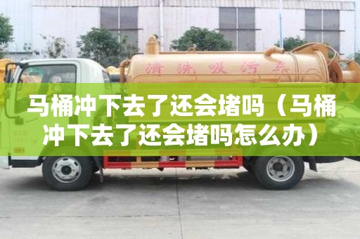 馬桶沖下去了還會(huì)堵嗎（馬桶沖下去了還會(huì)堵嗎怎么辦）