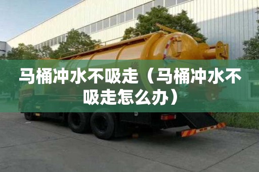 馬桶沖水不吸走（馬桶沖水不吸走怎么辦）