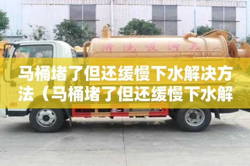 馬桶堵了但還緩慢下水解決方法（馬桶堵了但還緩慢下水解決方法圖片）