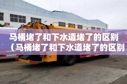 馬桶堵了和下水道堵了的區別（馬桶堵了和下水道堵了的區別圖片）