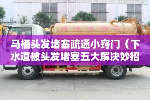 馬桶頭發堵塞疏通小竅門（下水道被頭發堵塞五大解決妙招）