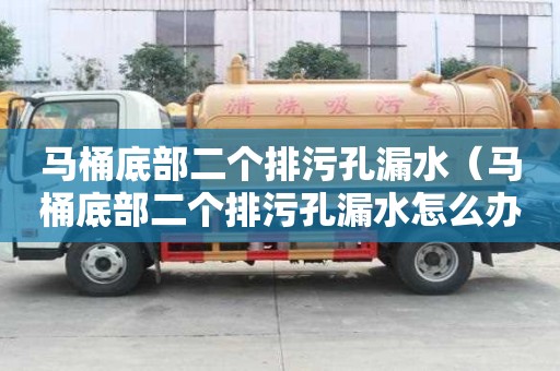 馬桶底部二個排污孔漏水（馬桶底部二個排污孔漏水怎么辦）