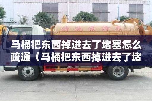 馬桶把東西掉進去了堵塞怎么疏通（馬桶把東西掉進去了堵塞怎么疏通管道）