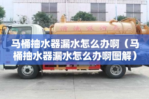 馬桶抽水器漏水怎么辦啊（馬桶抽水器漏水怎么辦啊圖解）