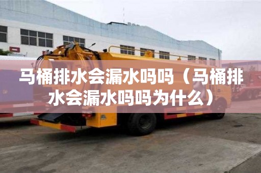 馬桶排水會漏水嗎嗎（馬桶排水會漏水嗎嗎為什么）