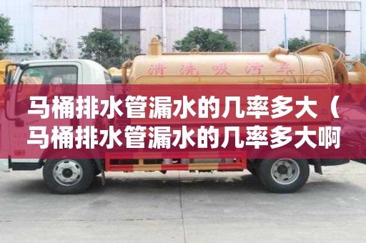 馬桶排水管漏水的幾率多大（馬桶排水管漏水的幾率多大啊）
