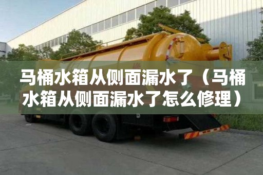 馬桶水箱從側(cè)面漏水了（馬桶水箱從側(cè)面漏水了怎么修理）